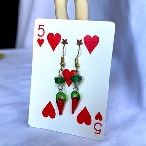 Chili pepper earrings